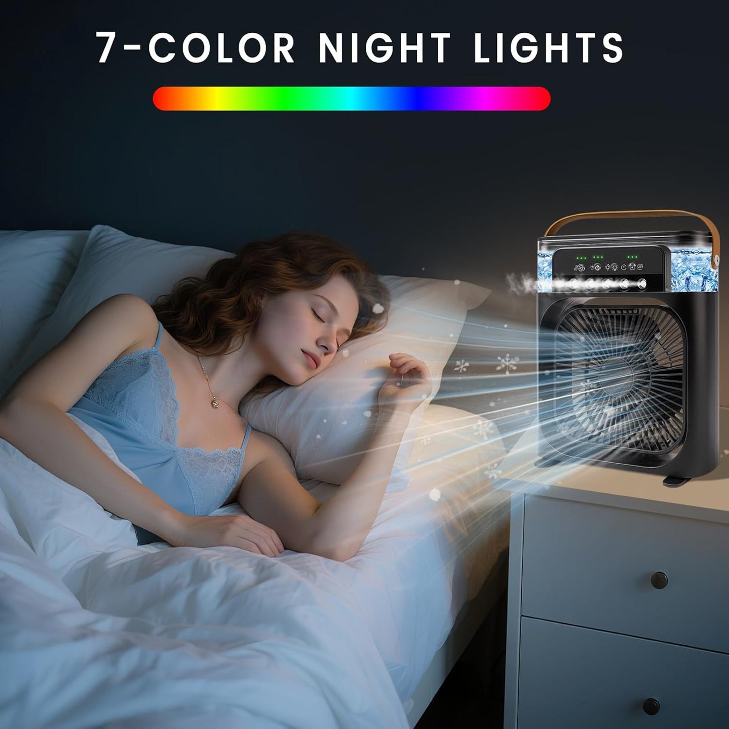 Personal Air Cooler, Portable Air Conditioner Fan