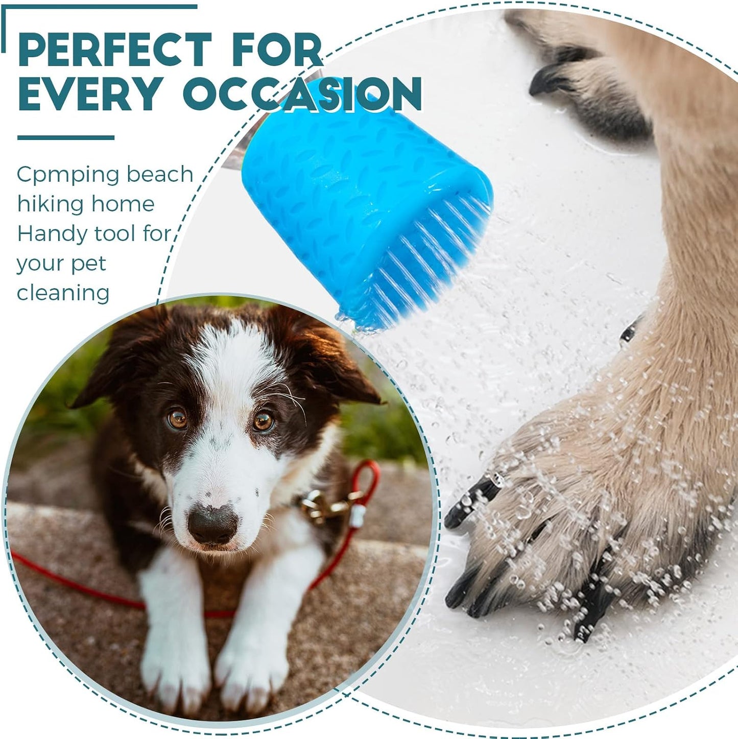 3 Pieces Portable Outdoor Shower