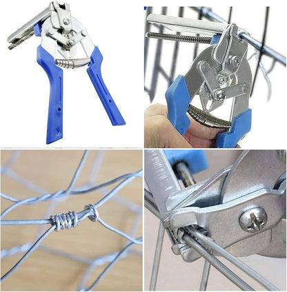 M-Type Hog Ring Pliers Kit with 1,200 Clips