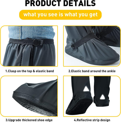 Rain Boot Shoes Cover Men Women Waterproof Anti