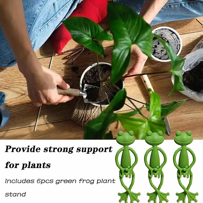 Frog Plant Stand Holder