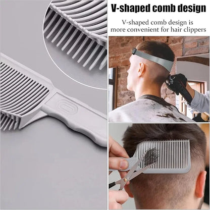 Unisex 4-Piece Hair Cutting Guide &amp; Trimming Kit