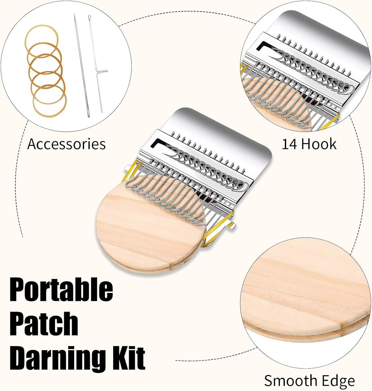 14-Hook Visible Mending Loom Kit