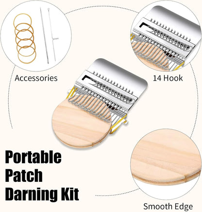 14-Hook Visible Mending Loom Kit