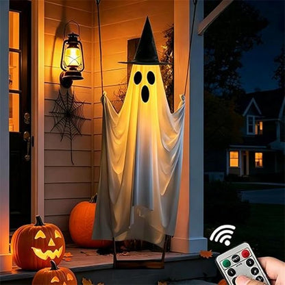 6ft Light Up Swinging Ghost with Remote Control