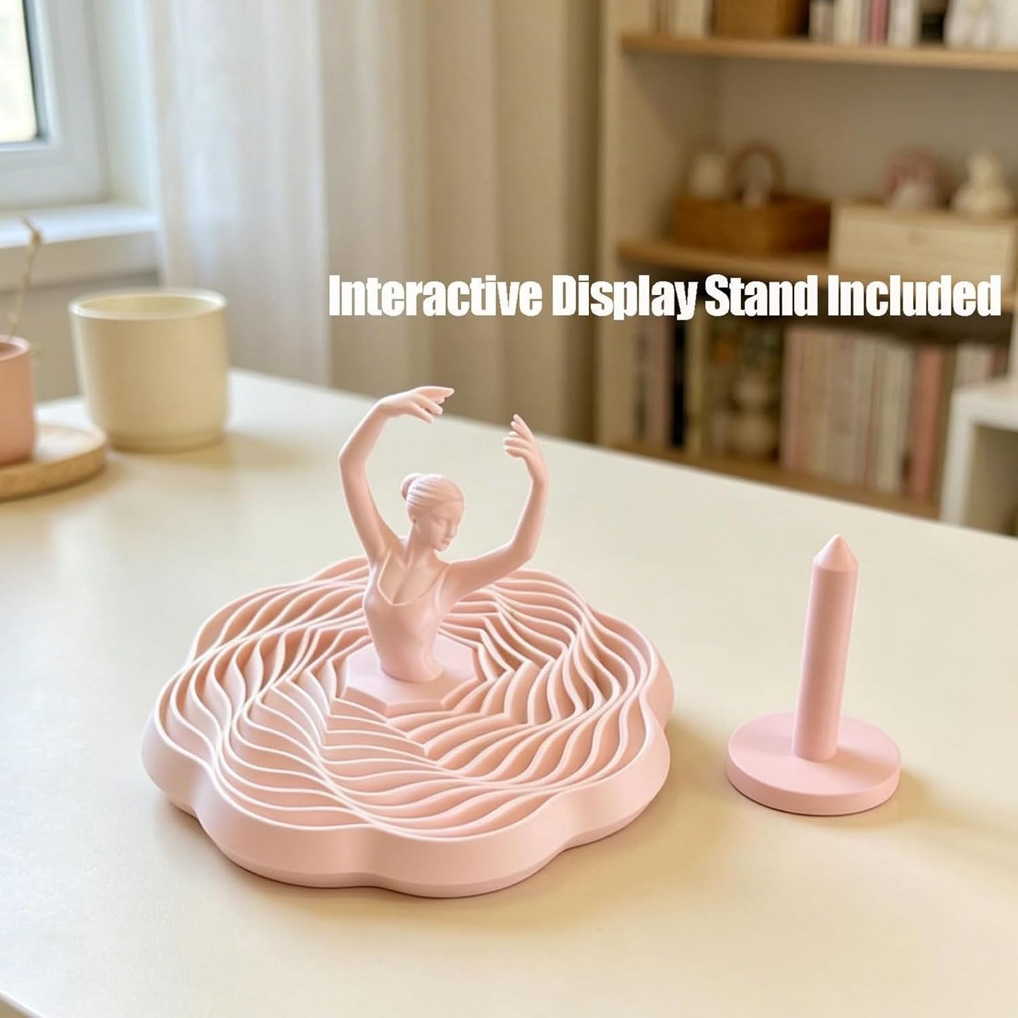 3D Printed Spinning Ballerina Fidget, Ballet Fidget Spinner