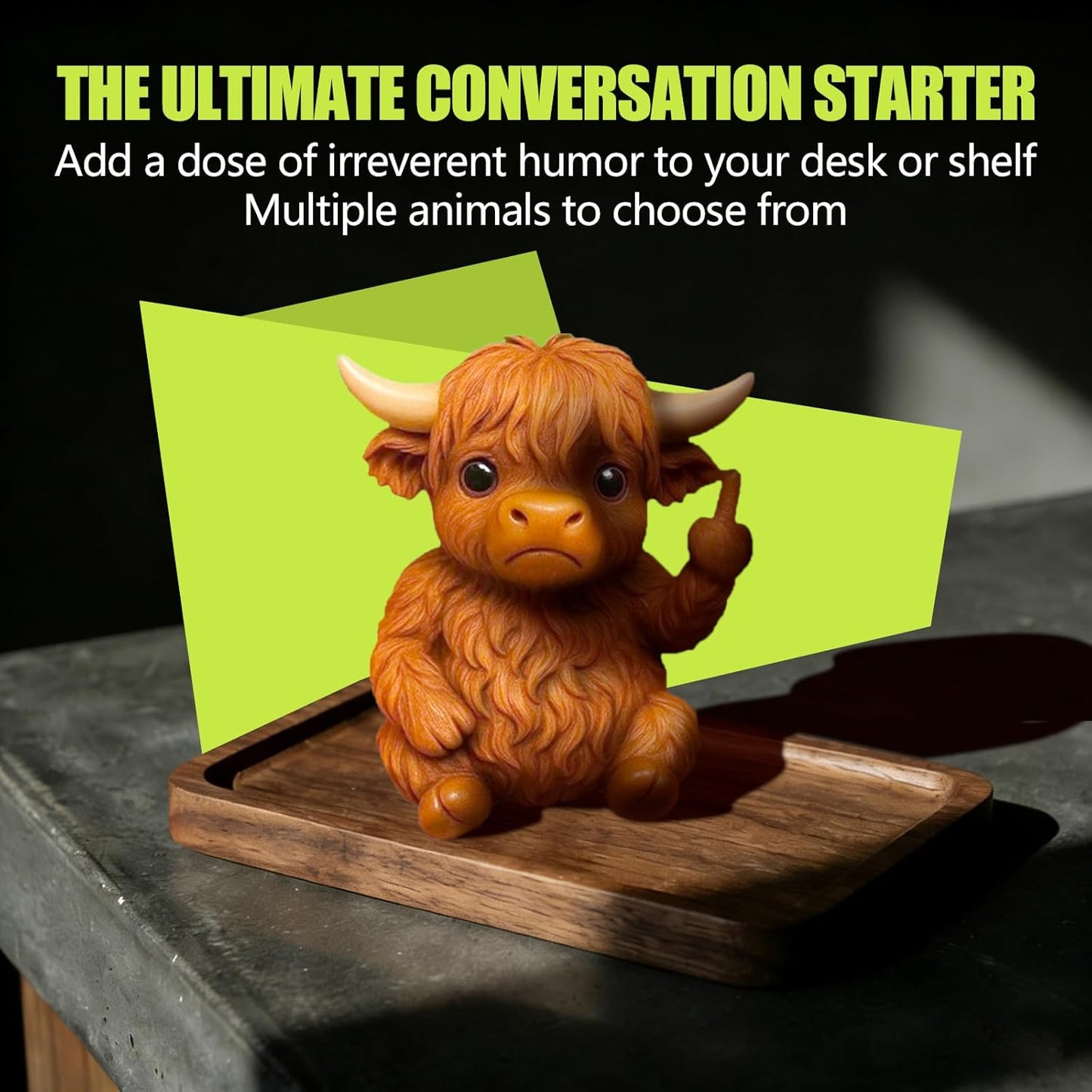 Fun Mini Middle Finger Animal Statue