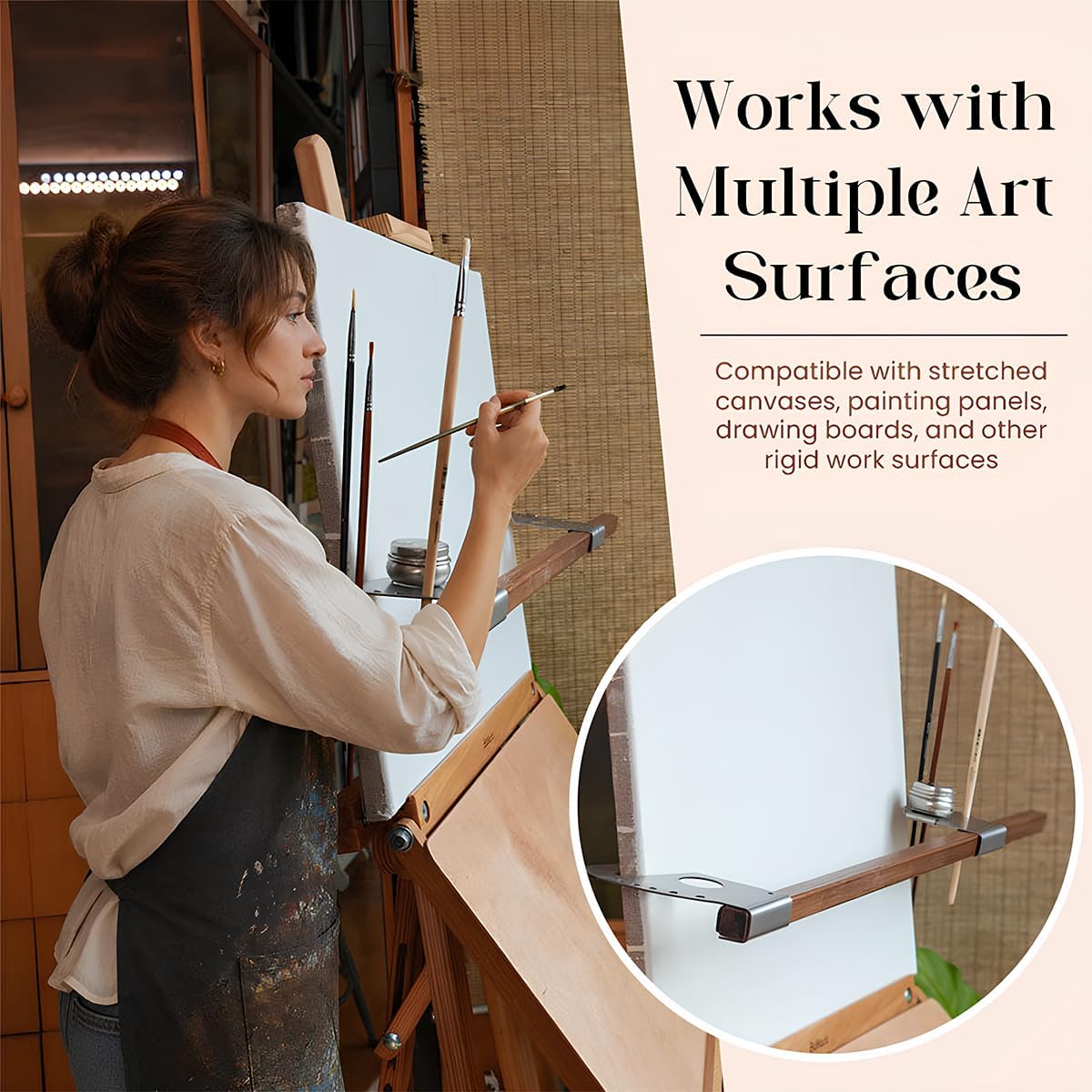 🎨 Adjustable Easel Hand Rest Support Bar