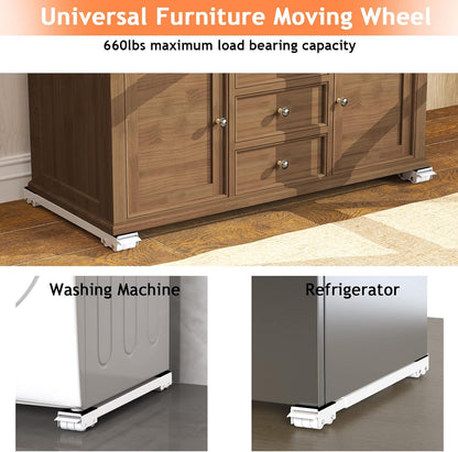 ❤️Adjustable Appliance Moving Dolly with Rollers