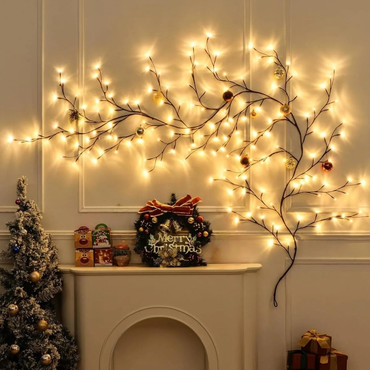 🎁Lighted Willow Vine Branch Wall Lamp With Remote Control