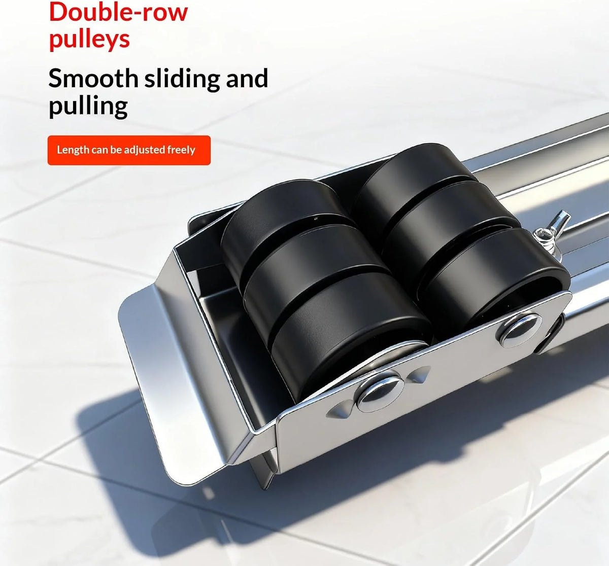 🎁2-Pack Heavy-Duty Adjustable Appliance Dolly Bases with 360° Wheels