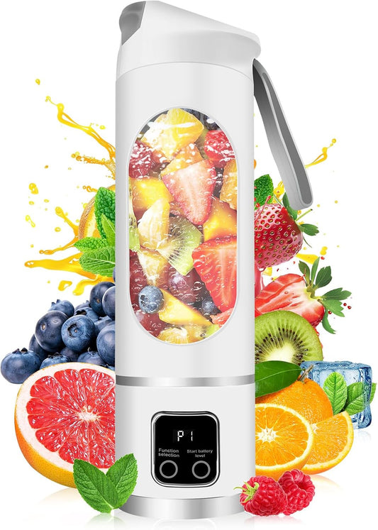 Portable Blender 500ml USB-C — 50W 21,000 RPM Personal Blender with 12 Blades