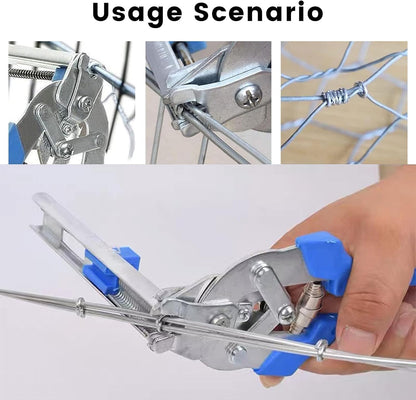 M-Type Hog Ring Pliers Kit with 1,200 Clips