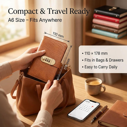 Lockable A6 Savings Binder – Cash Budget & Envelope Organizer