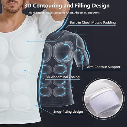 Short Sleeve Men Body Shaper