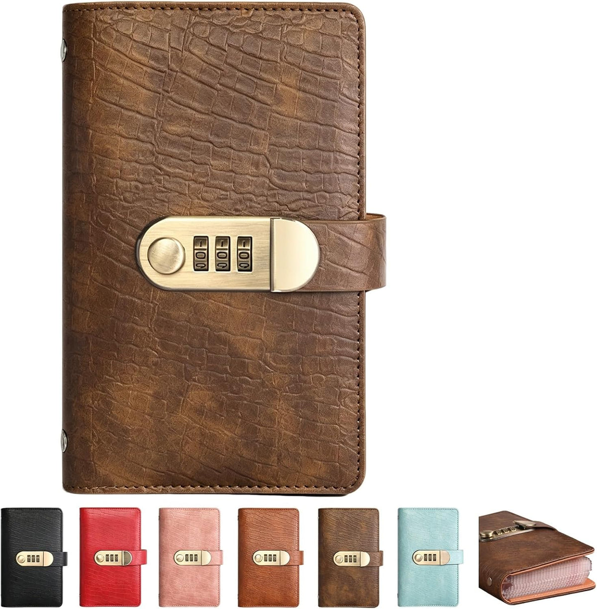Lockable A6 Savings Binder – Cash Budget & Envelope Organizer