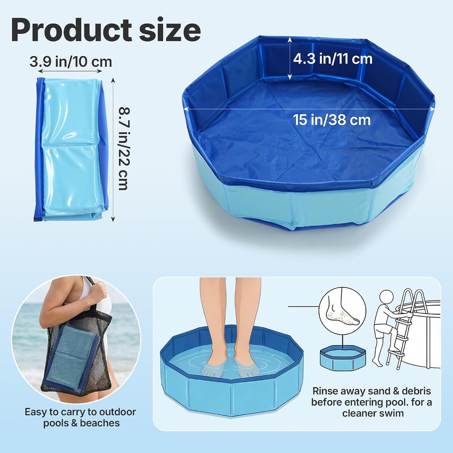 Swimming Pool Foot Bath Basin