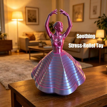 3D Printed Spinning Ballerina Fidget, Ballet Fidget Spinner