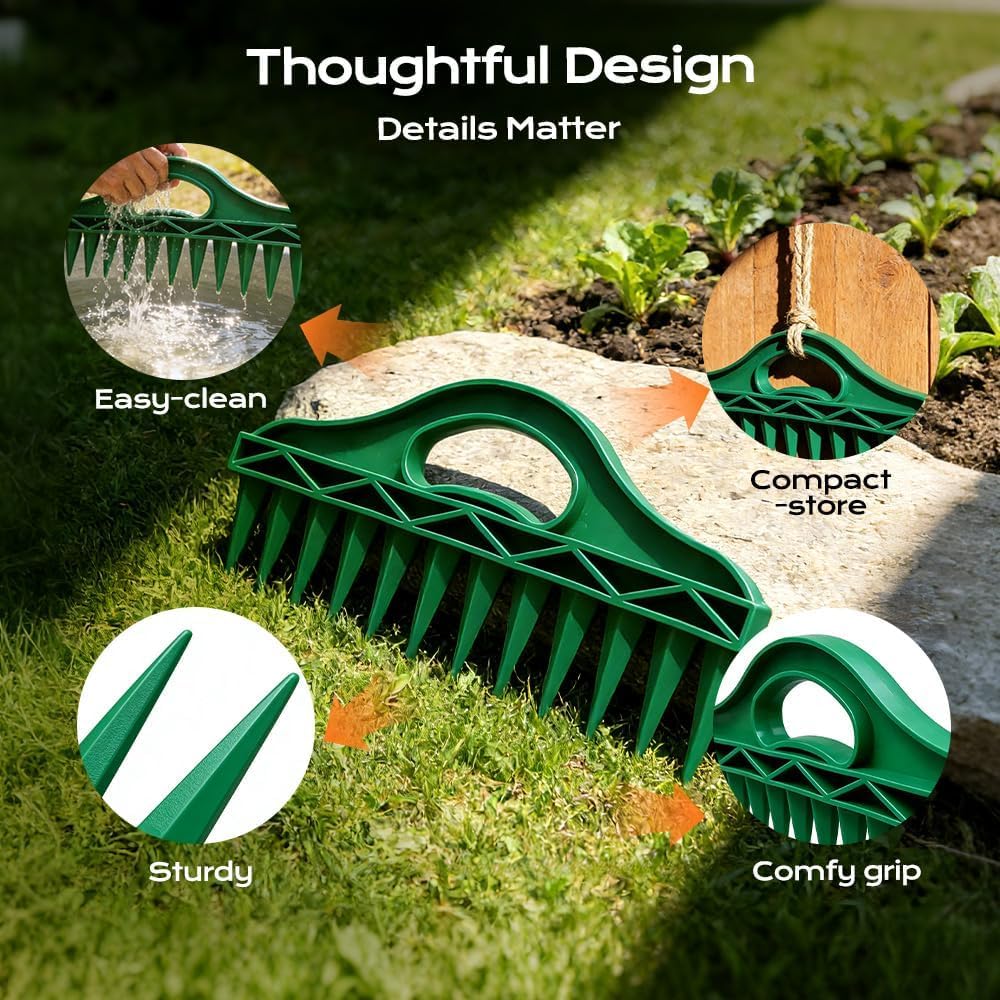 ❤️12-Tooth Precision Seed Planter – Quick & Even Garden Sowing Tool