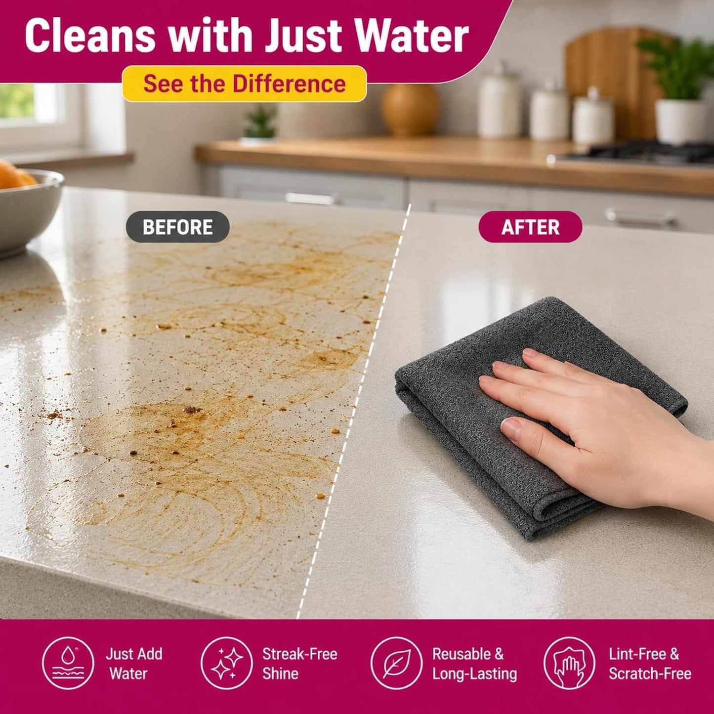 Genie Magic Cleaning Cloth (5-Pack)