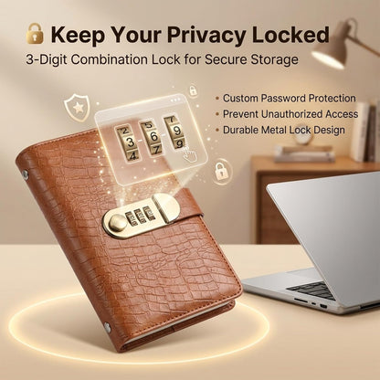 Lockable A6 Savings Binder – Cash Budget & Envelope Organizer