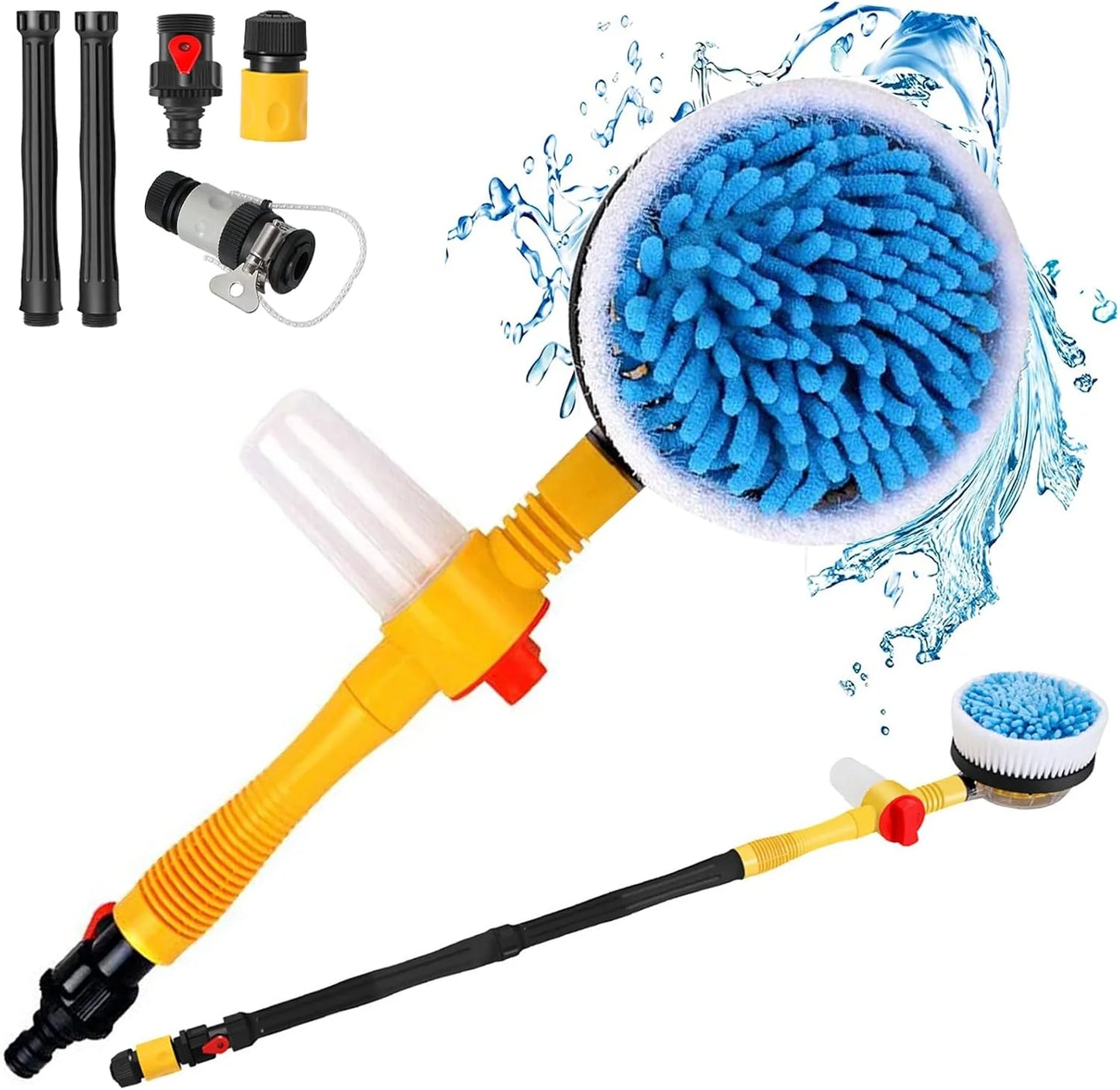 360° Rotating Multi-Purpose Foam Cleaning Brush