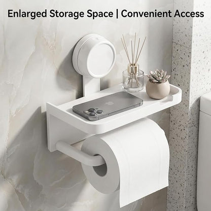 Toilet Paper Holder with Shelf