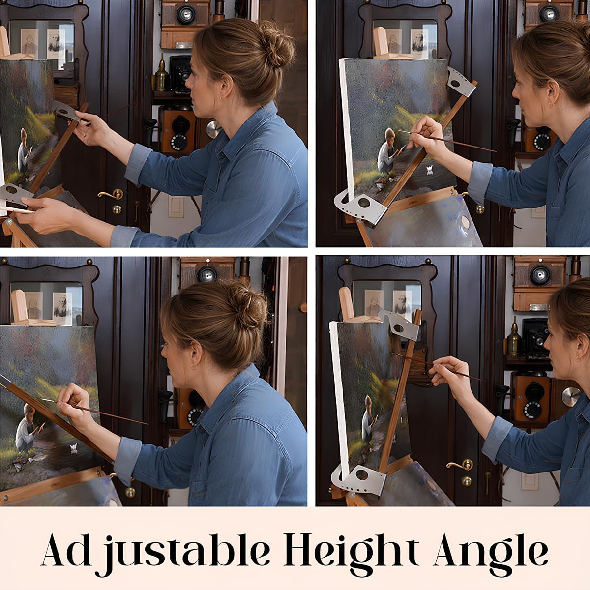 🎨 Adjustable Easel Hand Rest Support Bar