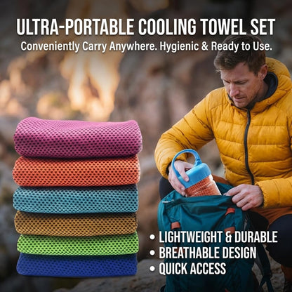Soft Cooling Towel, Breathable Quick Dry Ice Towel