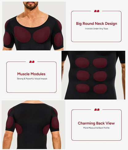 Short Sleeve Men Body Shaper