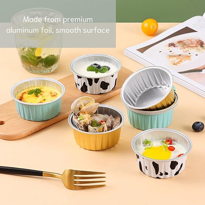 Mini Aluminum Foil Cupcake Baking Cups