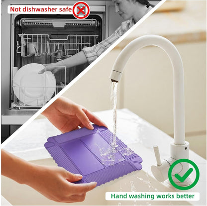 ❤️Magnetic Foldable Silicone Snack Tray for Food and Storage