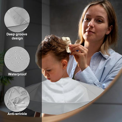 🎁2 Pcs Waterproof Umbrella Hair Cutting Cape For Adults &amp; Kids