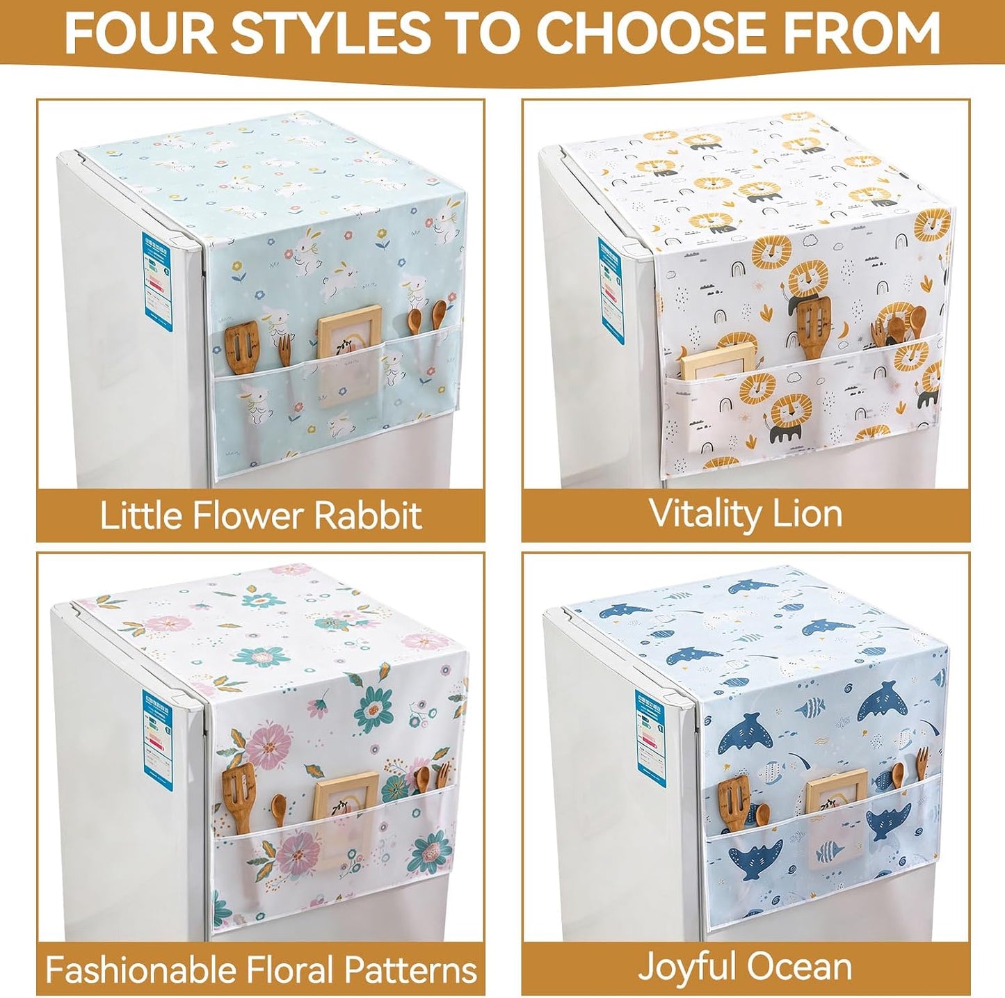 refrigerator and Dryer Covers for the Top