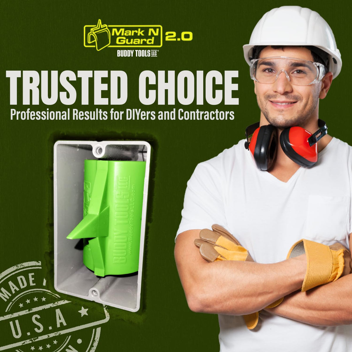 🎁5-Piece Drywall Electrical Box Locator &amp; Wire Protection Tool Set