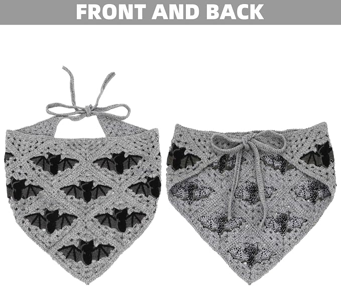 Women’s Halloween Crochet Triangle Headscarf