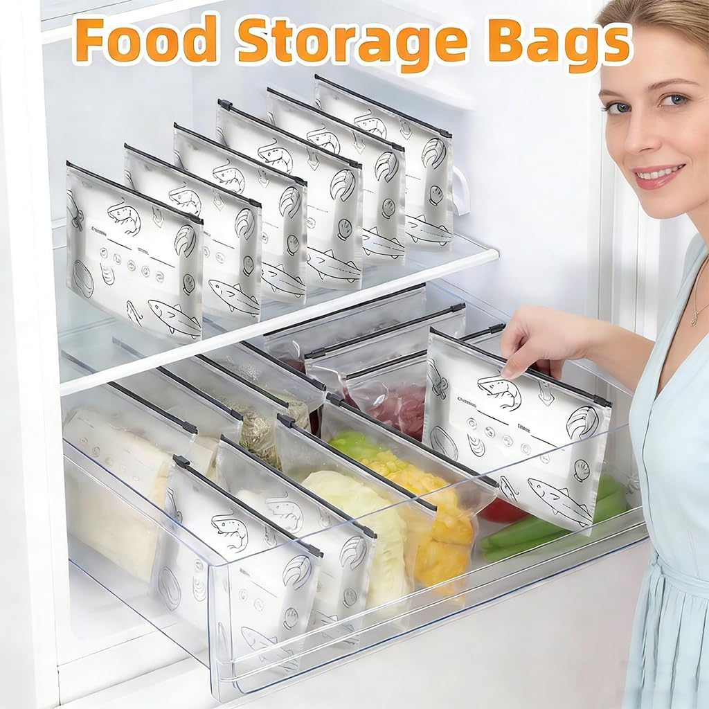 Reusable Aluminum Foil Sealable Storage Bags