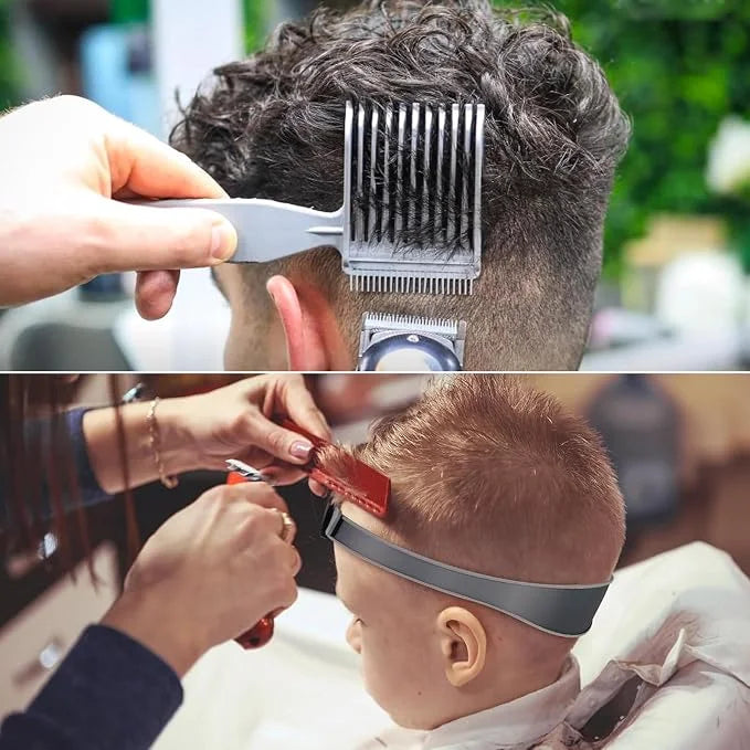 Unisex 4-Piece Hair Cutting Guide &amp; Trimming Kit