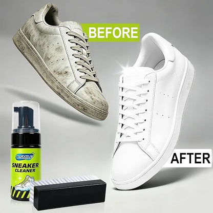 🎁Premium Sneaker Cleaning Kit With Foam Cleaner, Brush & Microfiber Towel