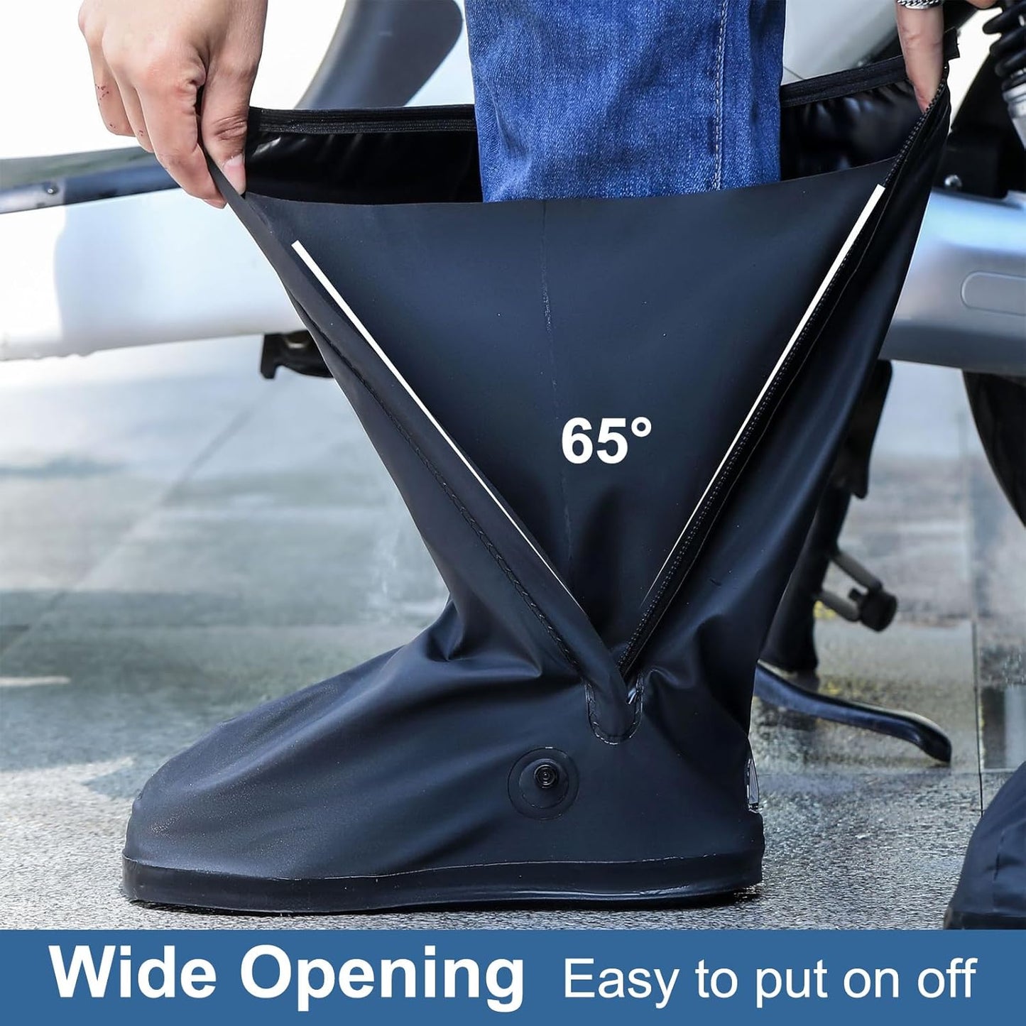 Rain Boot Shoes Cover Men Women Waterproof Anti