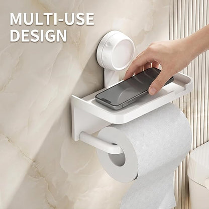 Toilet Paper Holder with Shelf