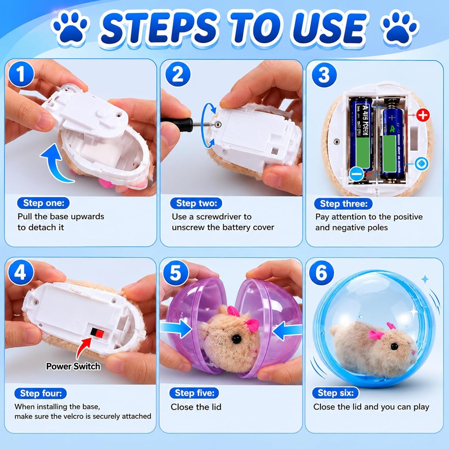 2026 New Self-Rolling Interactive Cat Ball