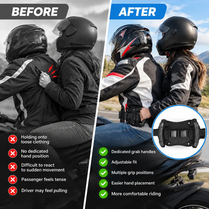 🎁Adjustable Motorcycle Passenger Grab Handle Strap
