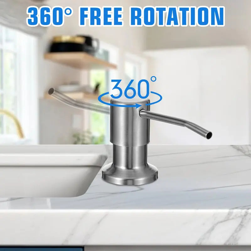 39" No-Refill Kitchen Sink Soap Dispenser with Extension Tube Kit