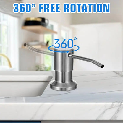 39" No-Refill Kitchen Sink Soap Dispenser with Extension Tube Kit