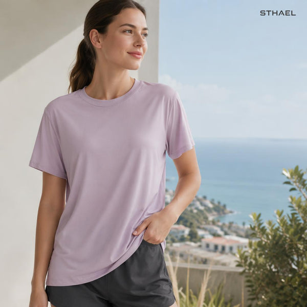 Women's Cooling Sleep Tee & Quick-Dry Active Lounge Top