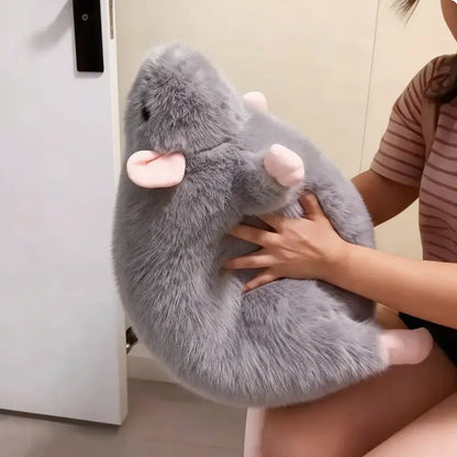 🐭 Fancy Rat Plush Toy – 14"/20" Oversized Mouse Stuffed Animal Gift for Kids & Adults