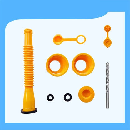 Upgraded Gas Can Spout Replacement Kit – Flexible Leak-Resistant Fuel Nozzle for Most 1–10 Gallon Cans