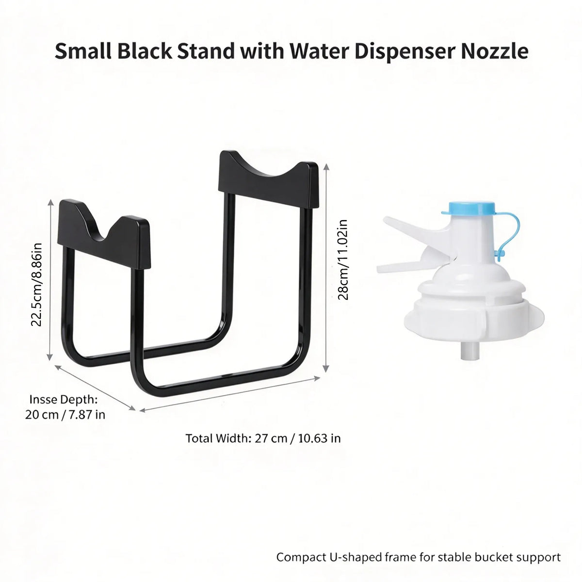 🎁3–5 Gallon Countertop Water Dispenser Stand with Standard Water Spout