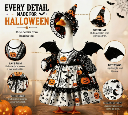 🎃 Pumpkin Wizard Porch Goose Outfit